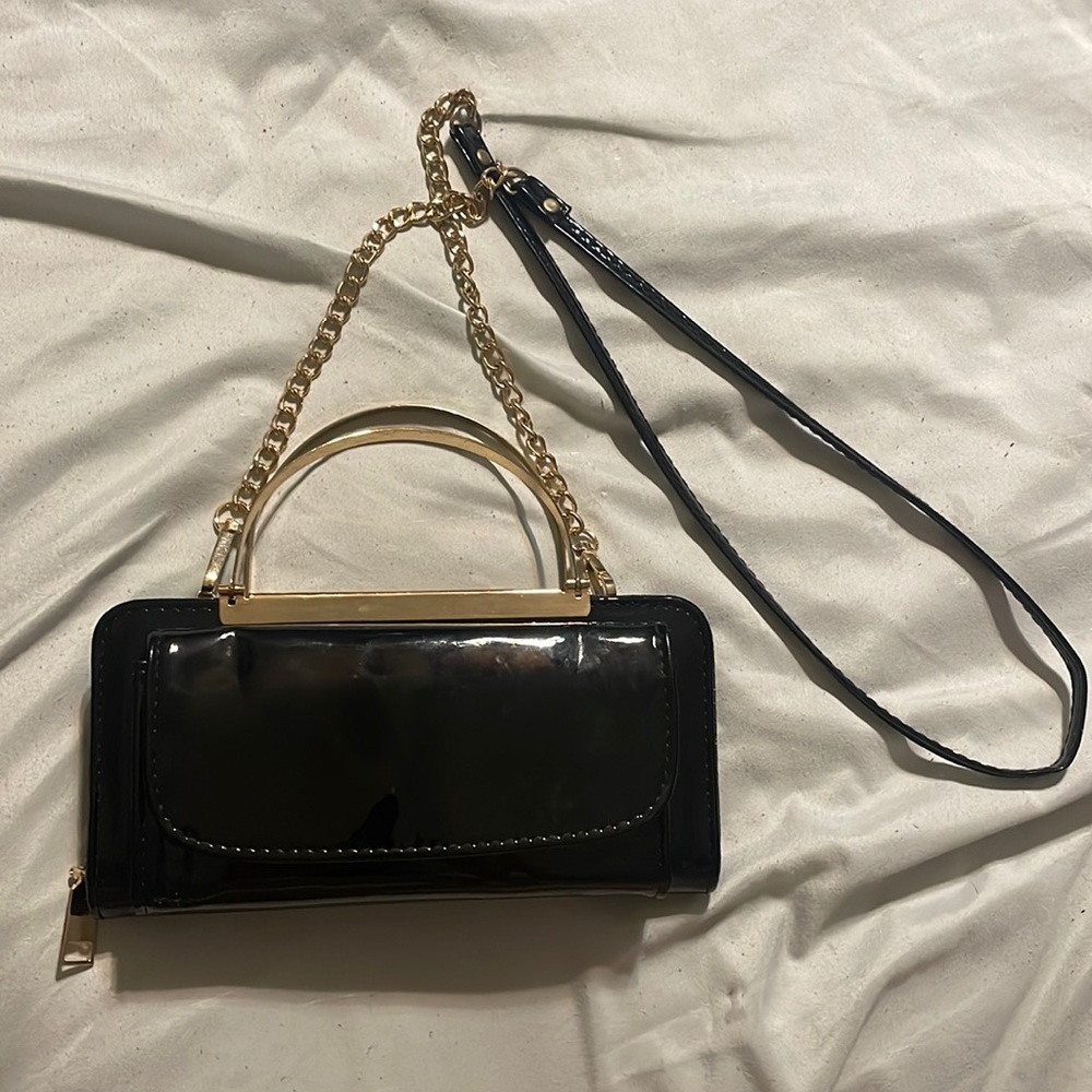 COPY - Black crossbody/clutch purse